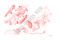 PORTATARGA   FANALE POSTERIORE  per Ducati Diavel 1200 2015