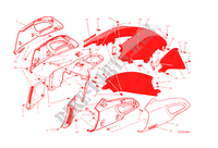 COPERCHI SERBATOIO per Ducati Diavel 1200 Carbon 2015