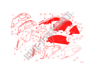 COPERCHI SERBATOIO per Ducati Diavel Carbon 2013