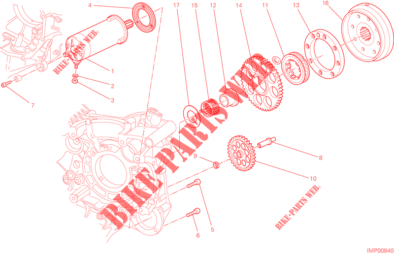 AVVIAMENTO ELETTRICO E ACCENSIONE per Ducati Hypermotard 2015