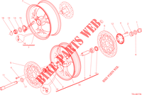 RUOTE ANTERIORE E POSTERIORE per Ducati Hypermotard SP 2015