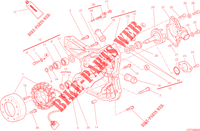 COPERCHIO / GENERATORE per Ducati Hypermotard SP 2013