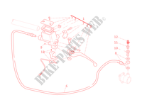 POMPA FRIZIONE per Ducati Hypermotard 796 2012