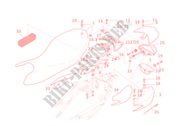 SELLA   FANALE POSTERIORE  per Ducati Hypermotard 796 2012