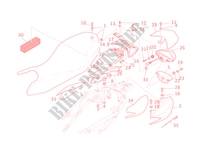 SELLA   FANALE POSTERIORE  per Ducati Hypermotard 796 2011