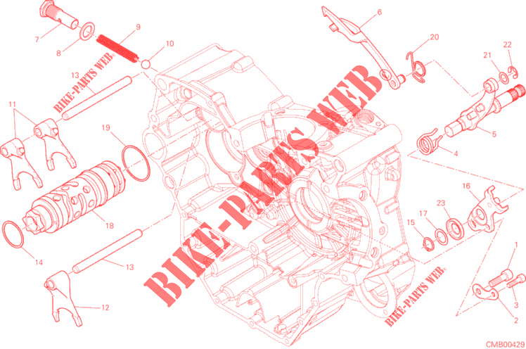 SELETTORE CAMBIO per Ducati Hyperstrada 939 2016