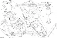 ASPIRAZIONE ARIA   SFIATO OLIO per Ducati Monster 1200 S 2017