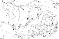 CIRCUITO DI RAFFREDDAMENTO per Ducati Monster 1200 S 2017