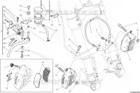 IMPIANTO FRENO ANTERIORE per Ducati Monster 1200 S 2017