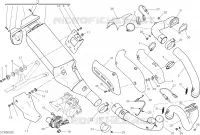 IMPIANTO SCARICO per Ducati Monster 1200 S 2017