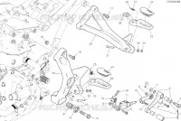 PEDANE SINISTRO   PEDALE CAMBIO per Ducati Monster 1200 S 2017