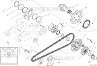 PERNO RUOTA POSTERIORE per Ducati Monster 1200 S 2017