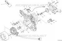 POMPA ACQUA   COPERCHIO ALTERNATORE per Ducati Monster 1200 S 2017