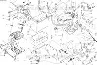 SUPPORTO BATTERIA per Ducati Monster 1200 S 2017