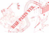 RADIATORE OLIO per Ducati Multistrada 1200 S TOURING D-AIR 2014