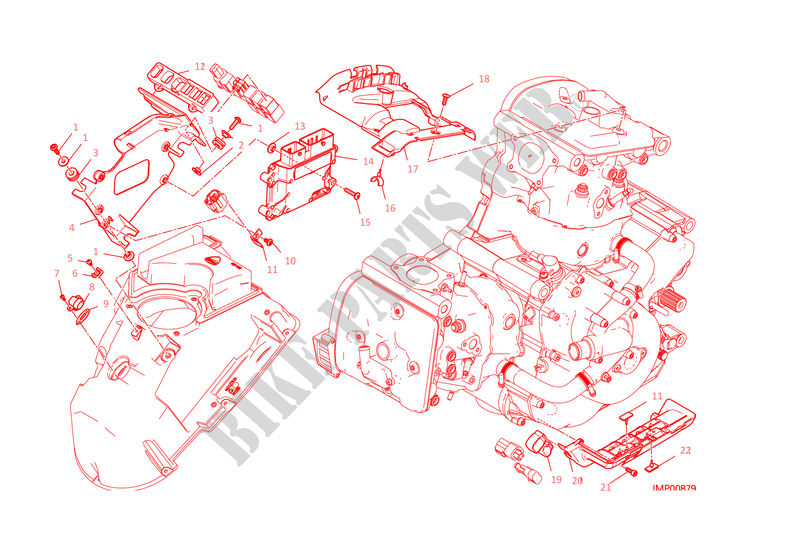 CENTRALINA INIEZIONE per Ducati Monster 1200 2015