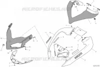 CUPOLINO CARENA ANTERIORE per Ducati Multistrada 1260 Touring 2019