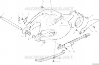 FORCELLONE POSTERIORE per Ducati Multistrada 1260 Touring 2019