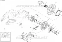 MOZZO RUOTA POSTERIORE per Ducati Multistrada 1260 Touring 2019
