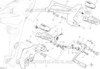 PEDANE SINISTRO   PEDALE CAMBIO per Ducati Multistrada 1260 Touring 2019