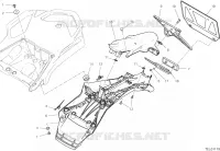 PORTATARGA per Ducati Multistrada 1260 Touring 2019