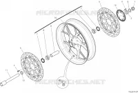 RUOTA ANTERIORE per Ducati Multistrada 1260 Touring 2019