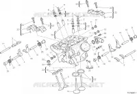 TESTA CILINDRO VERTICALE per Ducati Multistrada 1260 Touring 2019