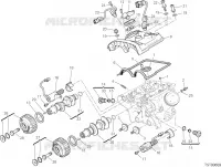 TESTA VERTICALE   DISTRIBUZIONE per Ducati Multistrada 1260 Touring 2019