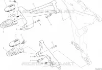 PEDANE DESTRO   PEDALE FRENO per Ducati Multistrada 950 S 2019