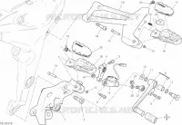 PEDANE SINISTRO   PEDALE CAMBIO per Ducati Multistrada 950 S 2019