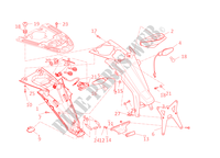 FANALE POSTERIORE per Ducati Monster 696 2013