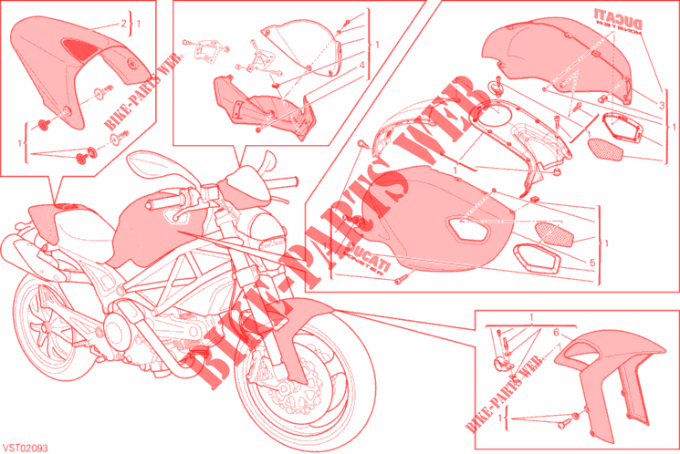 KIT ART per Ducati Monster 796 2013