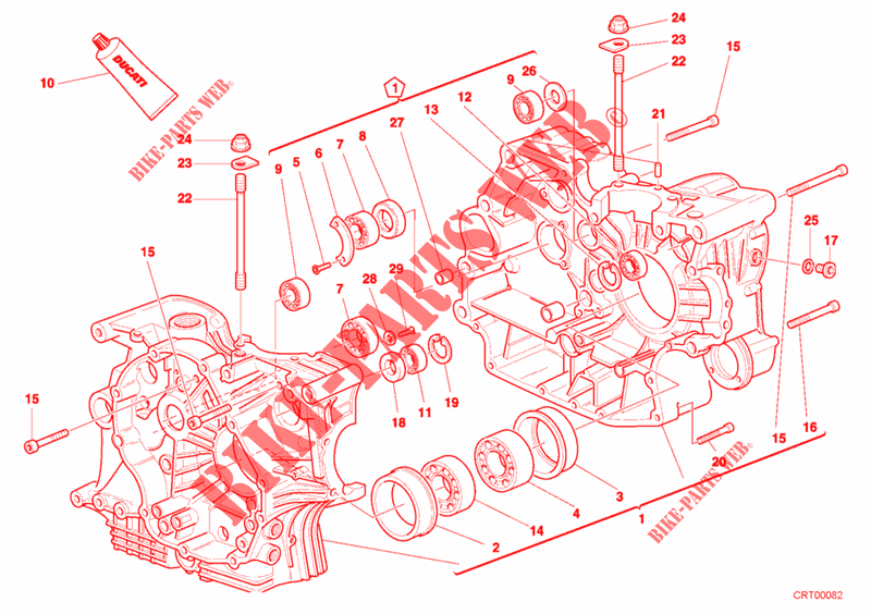 SEMICARTERS per Ducati 748 RS 2001