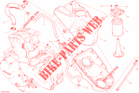 ASPIRAZIONE ARIA   SFIATO OLIO per Ducati Monster 1200 2020