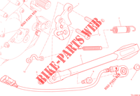 CAVALLETTO LATERALE per Ducati Monster 821 2020
