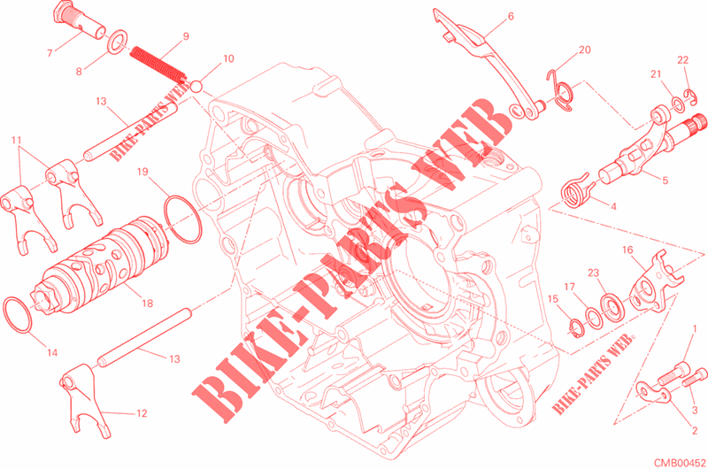 SELETTORE CAMBIO per Ducati Monster 659 LEARNER LEGAL (LAMs) 2020