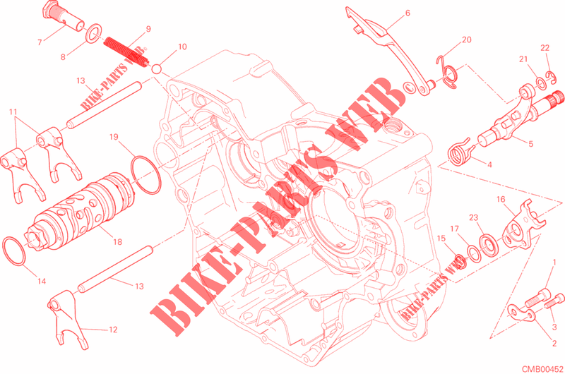 SELETTORE CAMBIO per Ducati Monster 797 2020