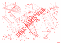 PORTATARGA   FANALE POSTERIORE (AUS) per Ducati Monster 796 2012