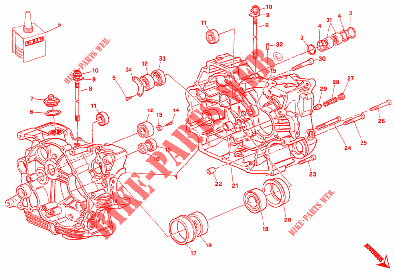 SEMICARTERS per Ducati 600 SS 1991
