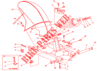 FORCELLONE POSTERIORE (DM 006007) per Ducati 900 SS 1992