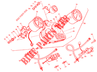 STRUMENTAZIONE CONTA KM TACHIMETROR (DM 016056>) per Ducati 900 SS 1992