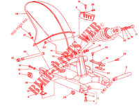 FORCELLONE POSTERIORE (DM 001365 006006) per Ducati 750 SS 1993