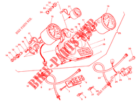 STRUMENTAZIONE CONTA KM TACHIMETROR (DM 016056>) per Ducati 900 SS 1994