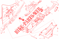 TELAIETTO POSTERIORE per Ducati Diavel 1200 Titanium 2015