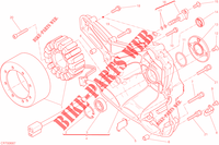 COPERCHIO / GENERATORE per Ducati Scrambler Classic 800 2015