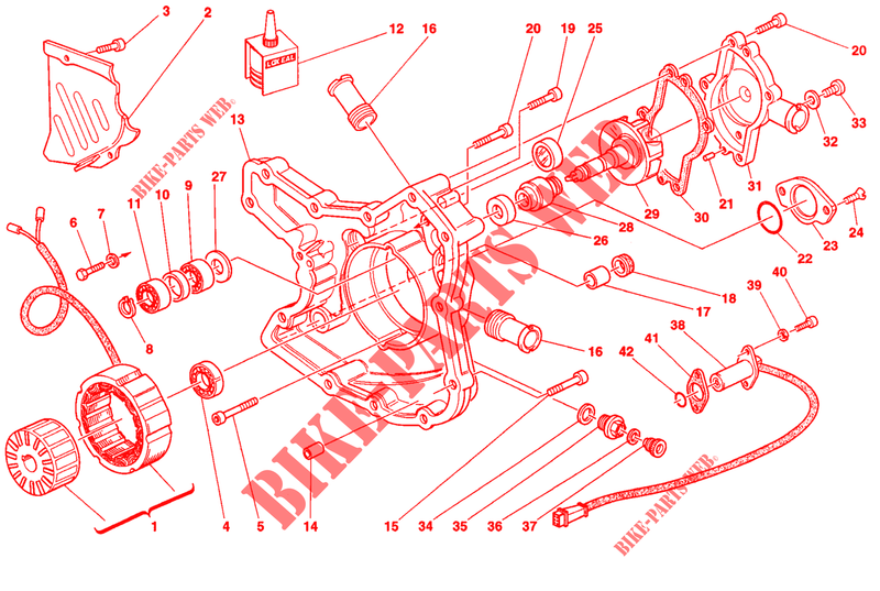 COPERCHIO   GENERATORE (DMM 003124>) per Ducati 916 1994