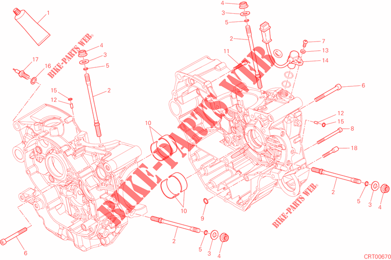 CARTER MOTORE per Ducati Monster 821 2015