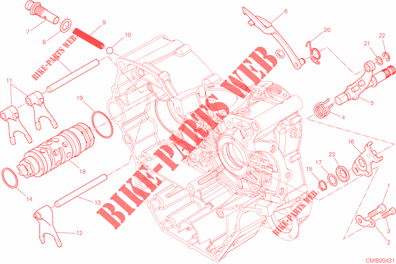 SELETTORE CAMBIO per Ducati Monster 821 2015