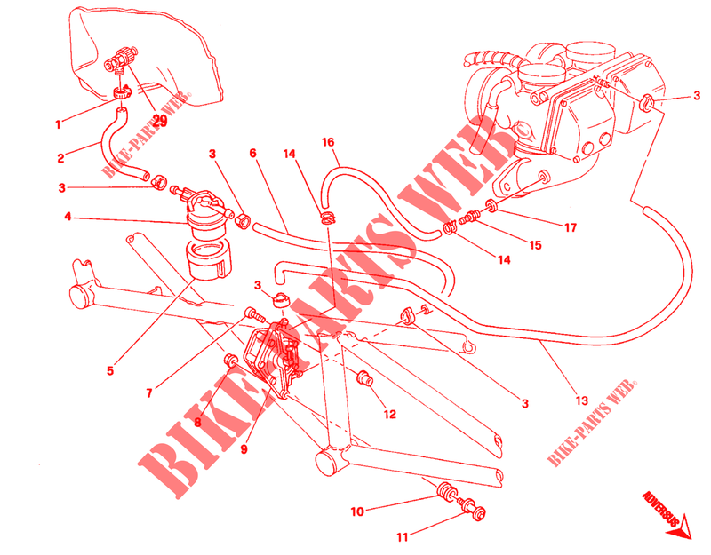 POMPA BENZINA (<004462) per Ducati Monster 900 1994