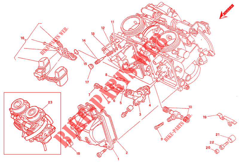 CARBURATORE per Ducati Monster 600 1995